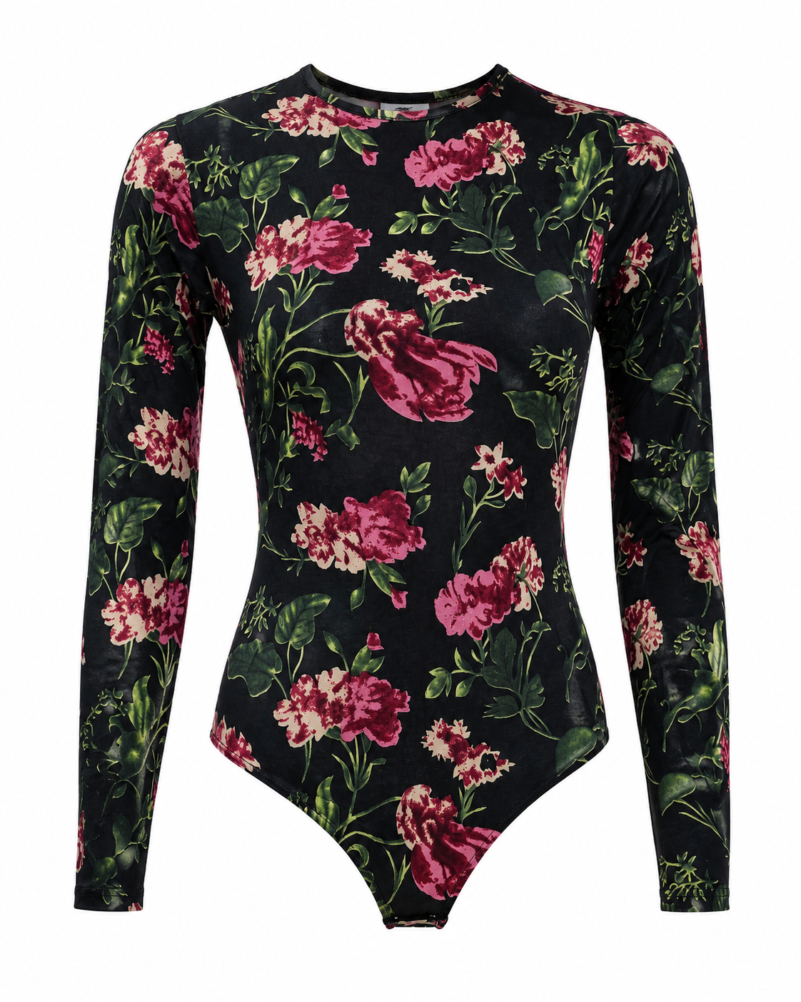 Body Floral de Manga Larga